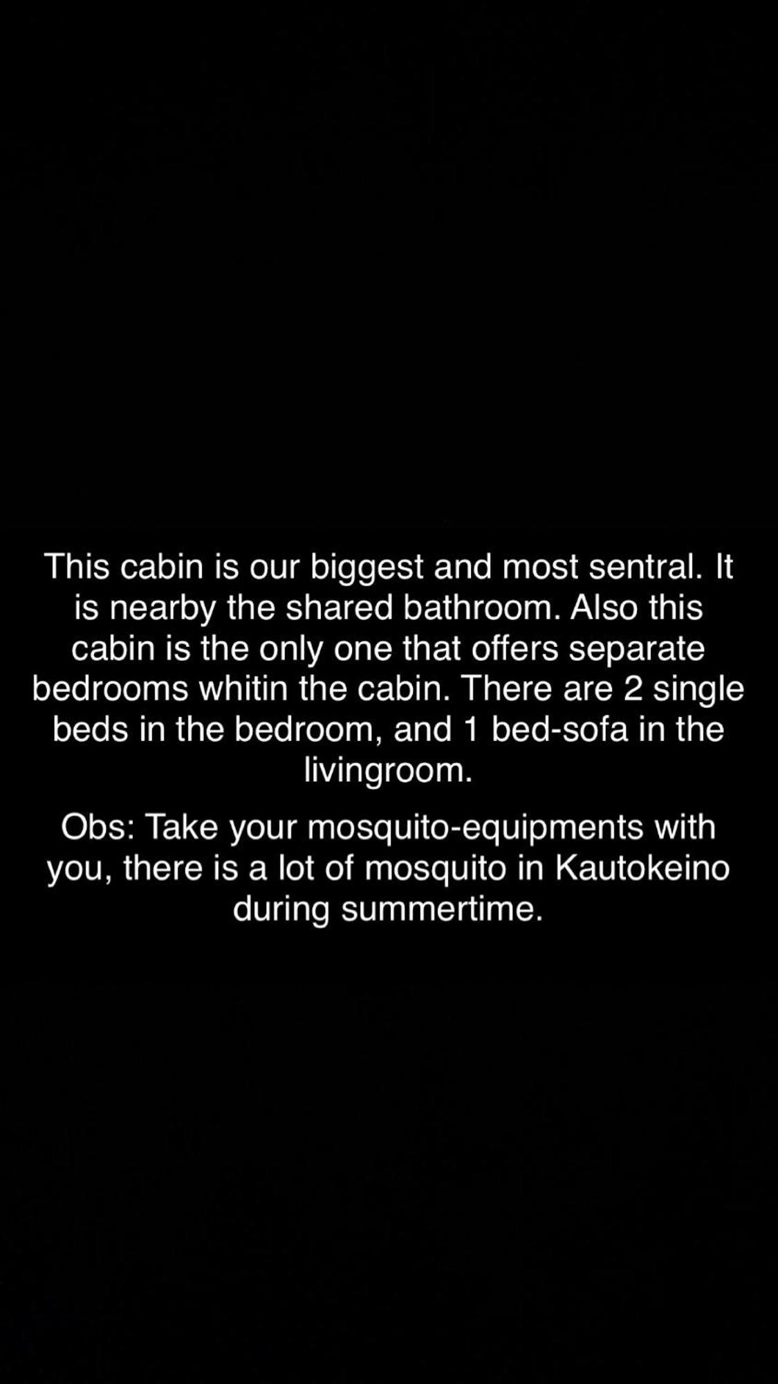 Sara'S Cabins-Hytter Каутокейно Стая снимка